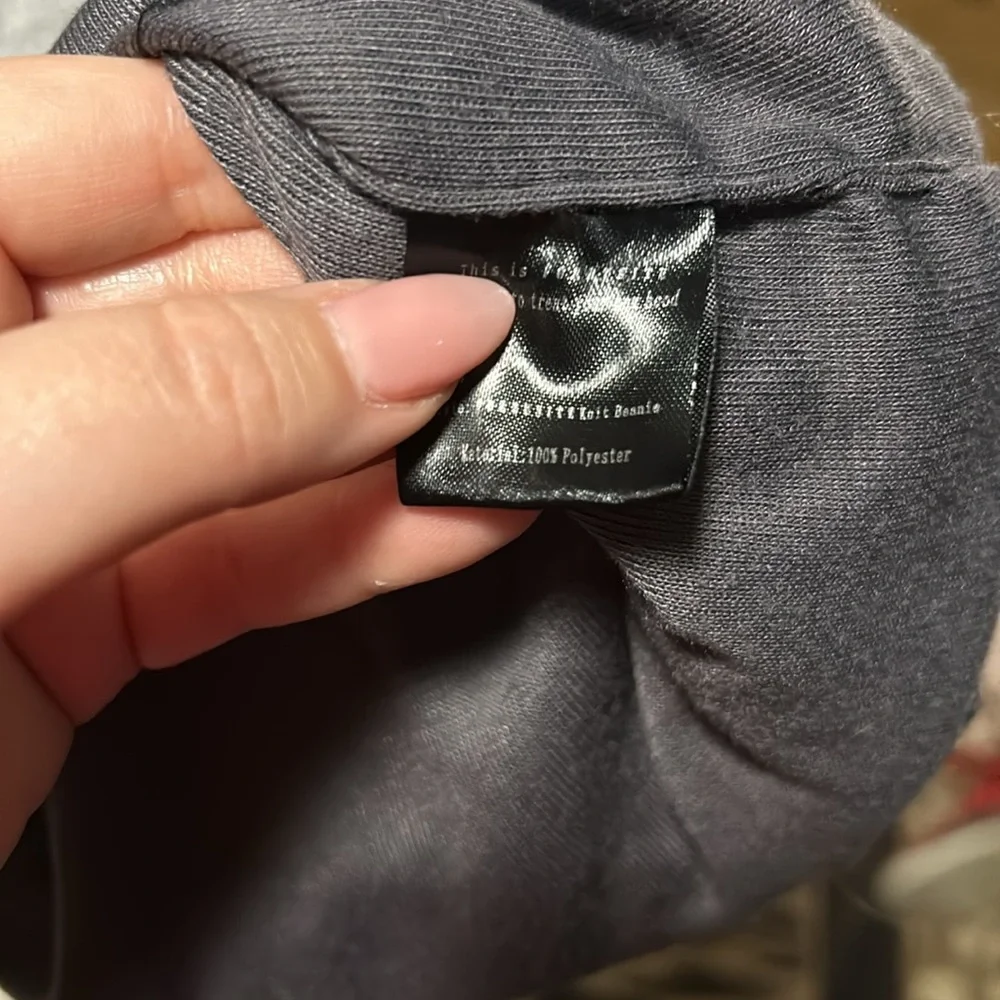 Forbusite Gray Lined Beanie Hat - Picture 2 of 2